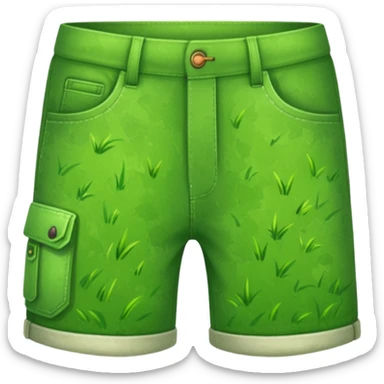 Grass-stained shorts sticker