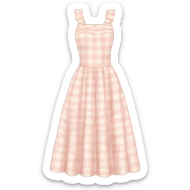 Pretty Cottagecore dress sticker