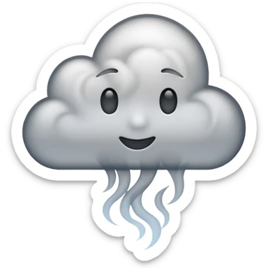 smoke, Campfire Smoke sticker