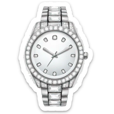 white-diamond-watch sticker