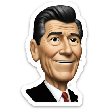ronald reagan sticker