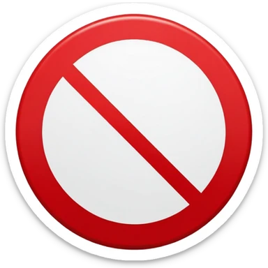 not allowed sign sticker