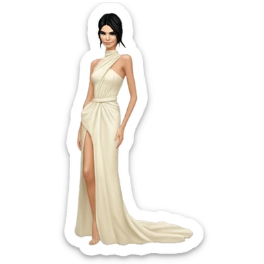 kendall jenner met gala dress sticker