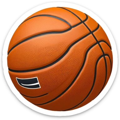 {
  "dalle": {
    "text2im": {
      "prompt": "A simple classic-style emoji of a basketball colored black instead of orange. Smooth, round, clean emoji design with minimal shading and the same panel grooves as the standard basketball emoji.",
      "size": "512x512"
    }
  }
} sticker