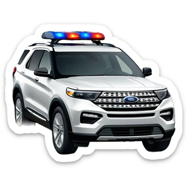 2020 ford explorer tornado pursuit vehicle  sticker