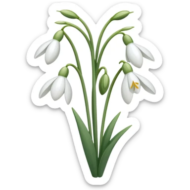 Snowdrops sticker