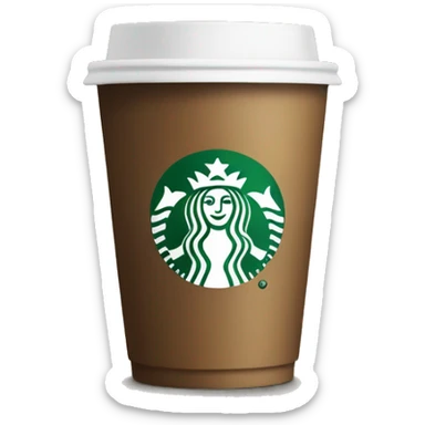 Starbucks coffee sticker