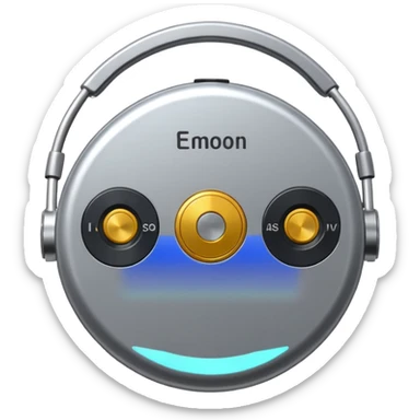 circular walkman sticker