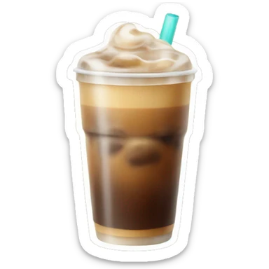 Iced coffee sticker