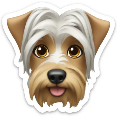 Fais un yorkshire sticker