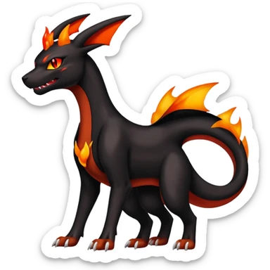 Charizard-Houndoom-Umbreon-hybrid sticker