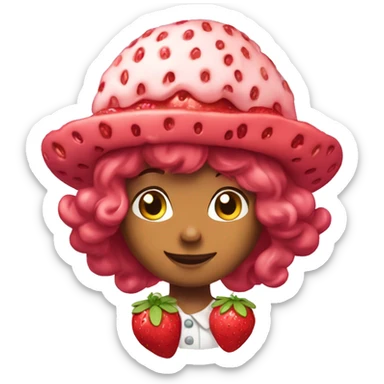 Strawberry shortcake sticker