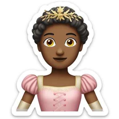 Nutcracker ballerina sticker