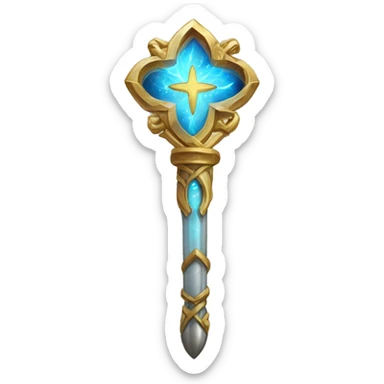 Technomancy Aether-Holy Wand (Supra-Technomancy Righteousness) sticker