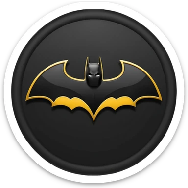 batman logo sticker