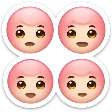 blushed mochi sticker