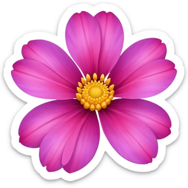 Make an astetic flower sticker