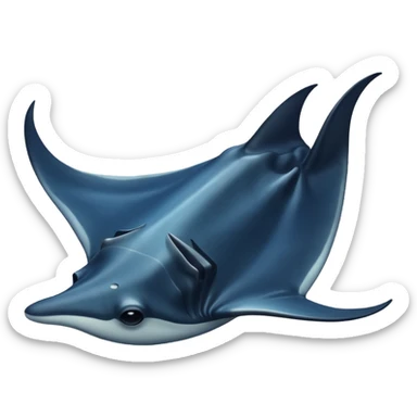 manta ray emoji sticker