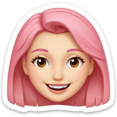 Smile blush flirt sticker