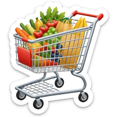 shoping card sticker