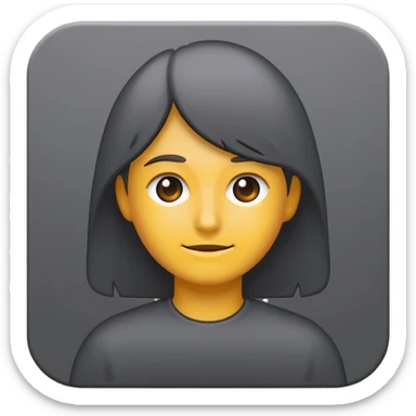 user picture placeholder, dark grey sticker