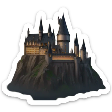 hogwarts castle sticker