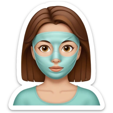 women beauty facial mask sticker