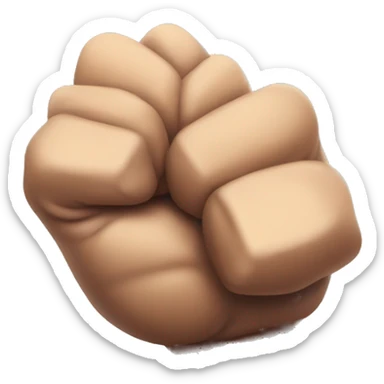 flexing arm biceps  sticker