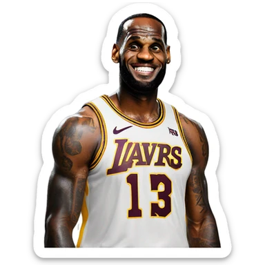 LeBron sticker