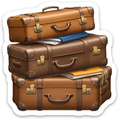 Unpacked baggage sticker