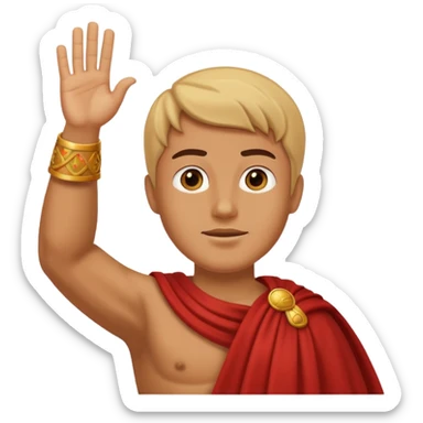 saludo romano sticker