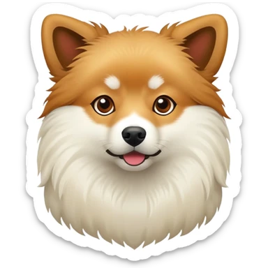 Chinese native dog sticker