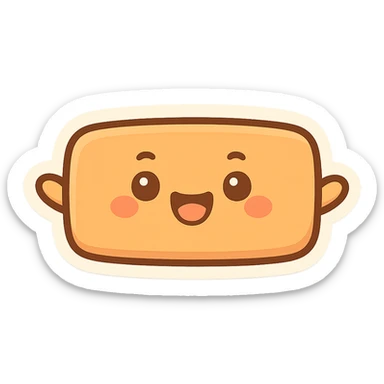 cute minus sign (−) character with a cheerful expression and animated style sticker