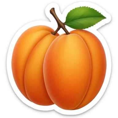 apricots sticker