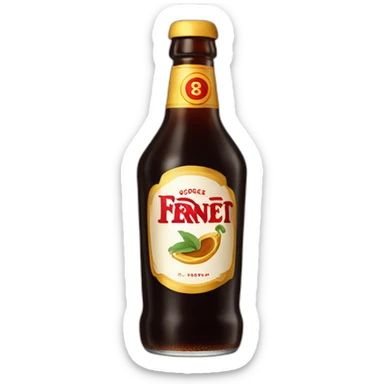 Fernet with coke in a viajero sticker