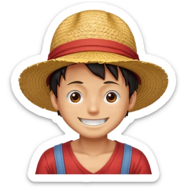 Luffy one piece  sticker