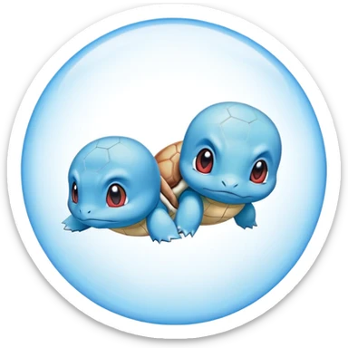 Love eyes Squirtle sticker