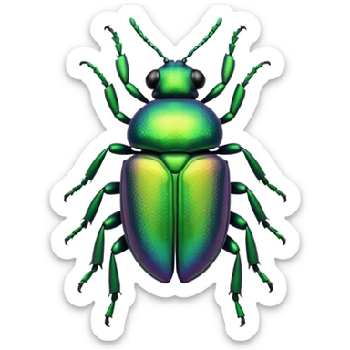 Beetle sticker