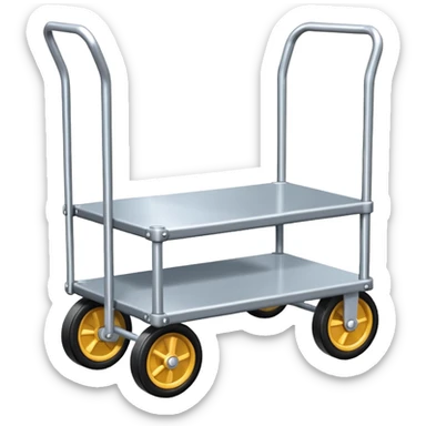 cargo trolley empty sticker