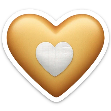 Heart with bandaid on it  sticker
