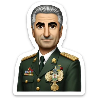 Mohammad Reza Pahlavi sticker
