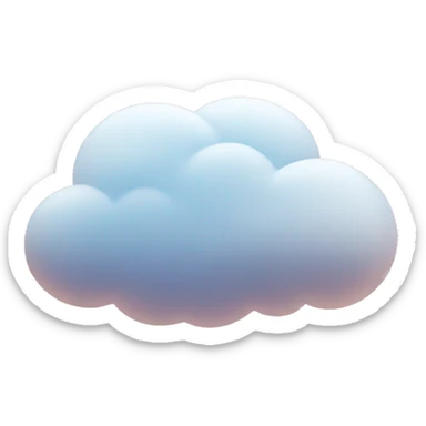 cloud chat sticker