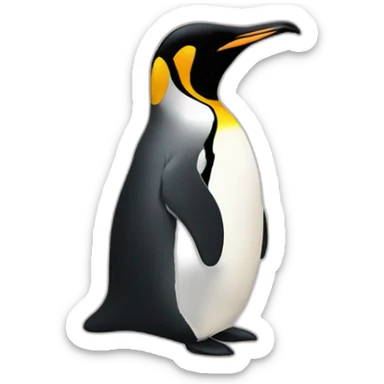 king_penguin sticker