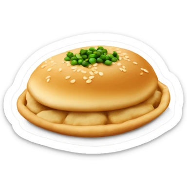 Chole bhature sticker, bhature should be fluffy and white and chole served with onion pickle and green chilli  sticker