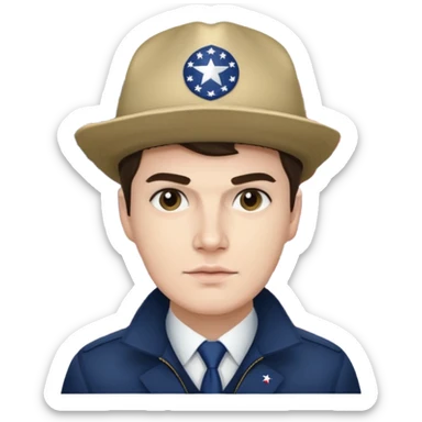 AF America first flag Nick Fuentes  sticker