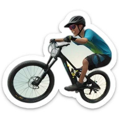 boy doing a gap jump on a trek marlin 7 mountain bike sticker