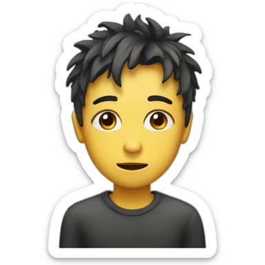 Face with Tear sticker