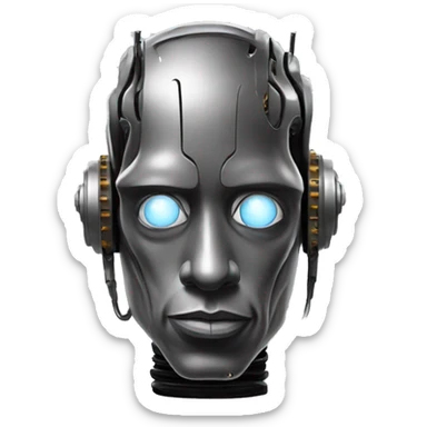 travis scott as a robot sticker