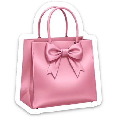 pink shopping bag, Blair Waldorf like sticker