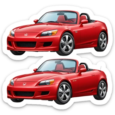 A Honda car emoji sticker